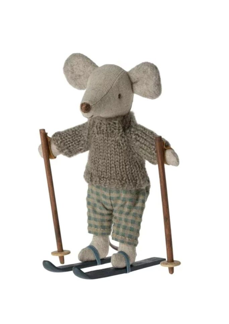 Raton de invierno esquí