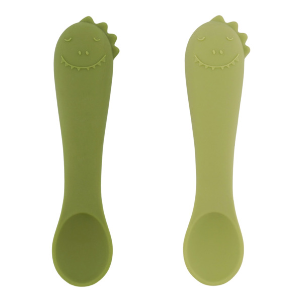 First baby cucharas 2-pack - Mr. Dino