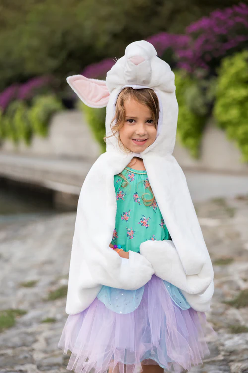 Capa de conejitos de abrazos (Talla 4-6 años)