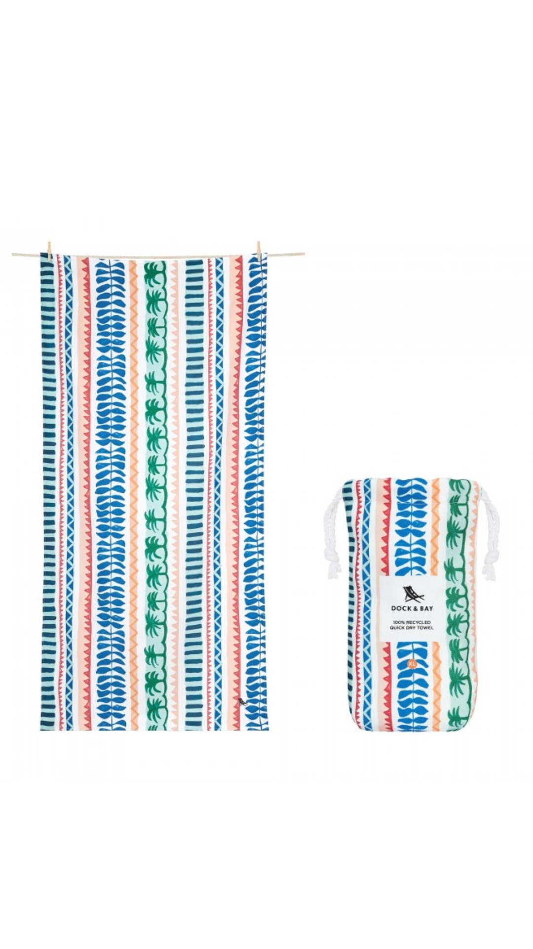 TOALLA DOCK & BAY PALM BEACH - L (1.60x0.90)