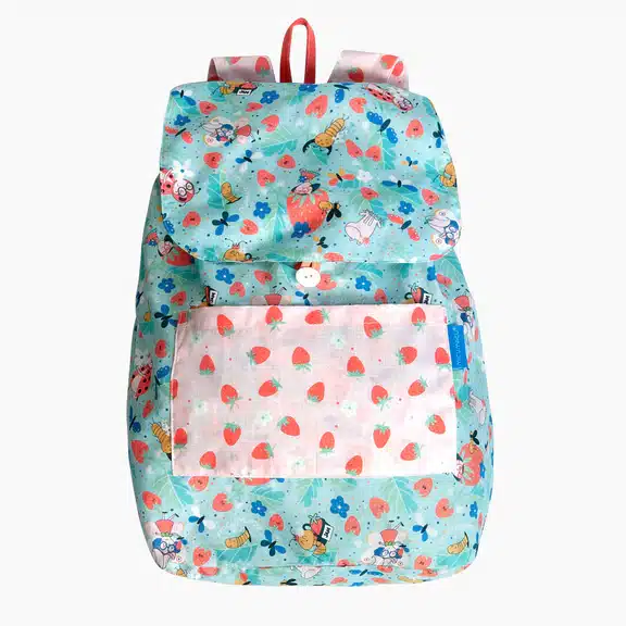 Mochila con solapa primavera