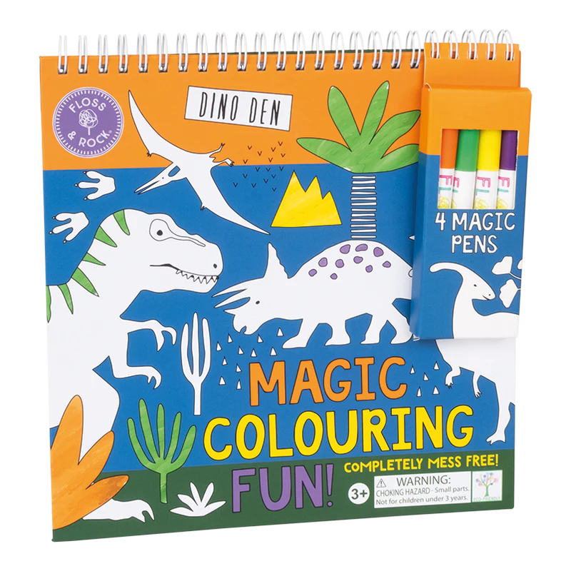 Diversión mágica para colorear. Dinos