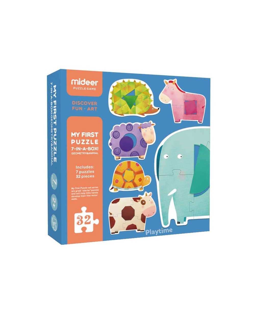 Puzzle Geométrico de Animales. Mideer