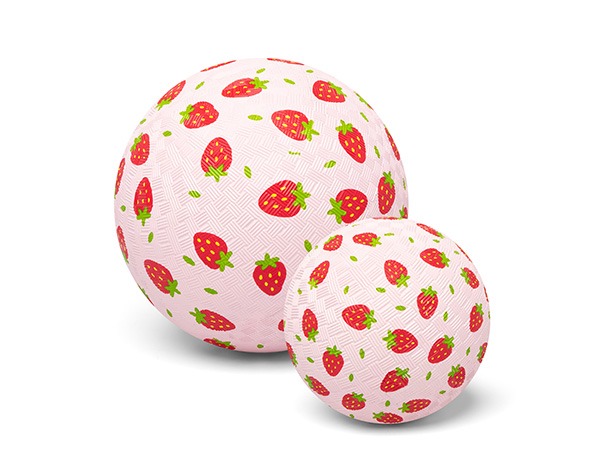 Rubber Ball Strawberries 13 cm