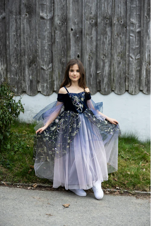 Vestido de la Hechicera del Crepúsculo (Talla 7-8 años)