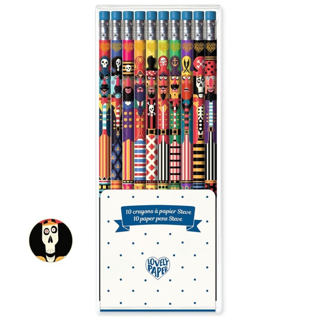 Estuche 10 lapices Steve