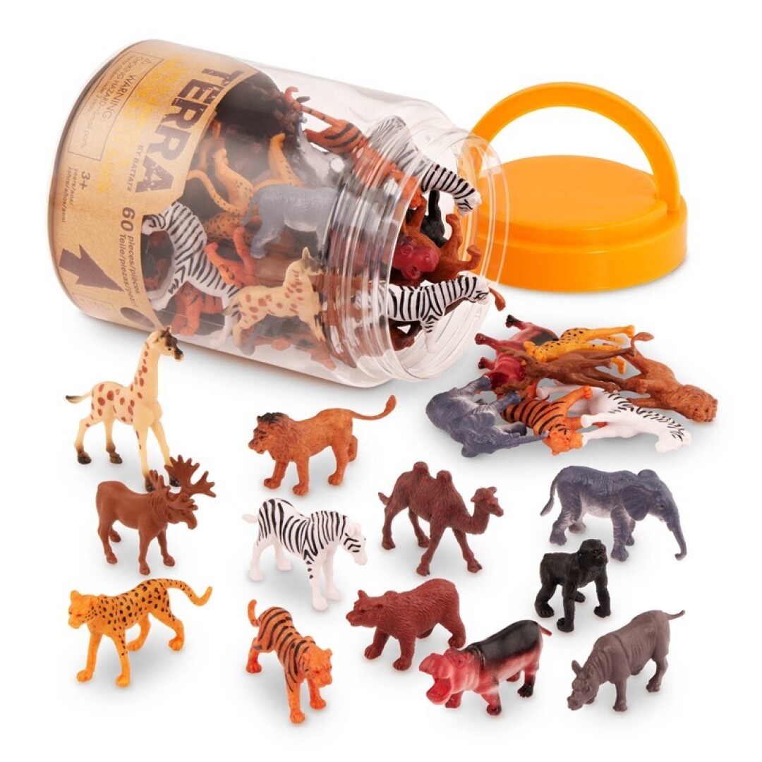 Terra Bote de 60 animales salvajes
