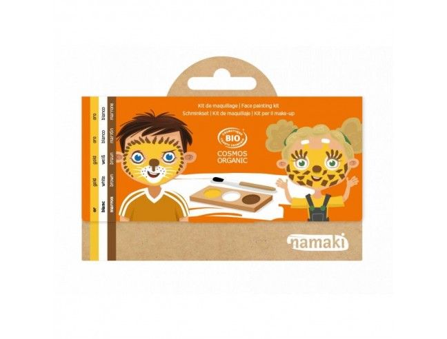 Kit maquillaje 3 colores (León y jirafa)