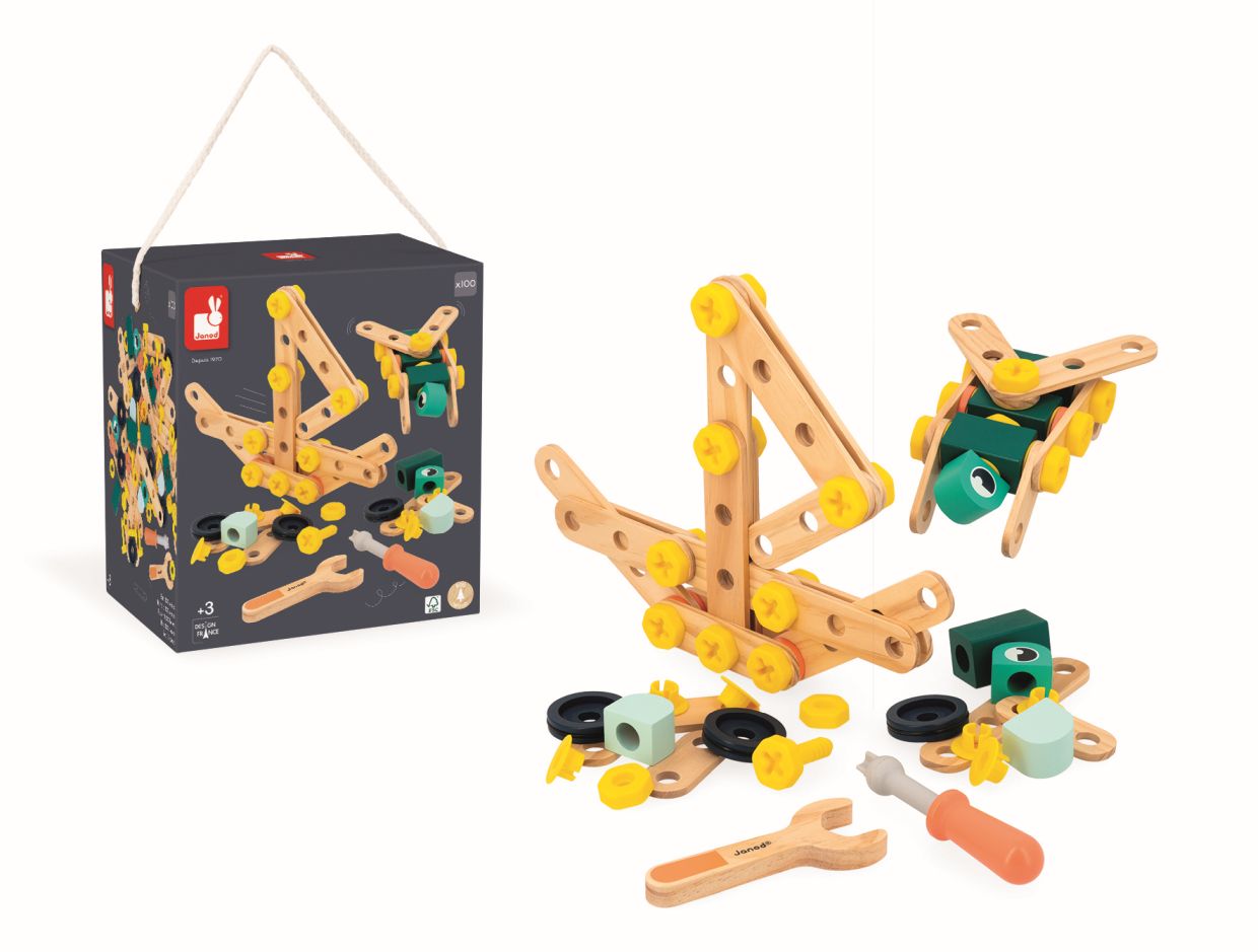 BRICO'KIDS - BOTE 100 PIEZAS