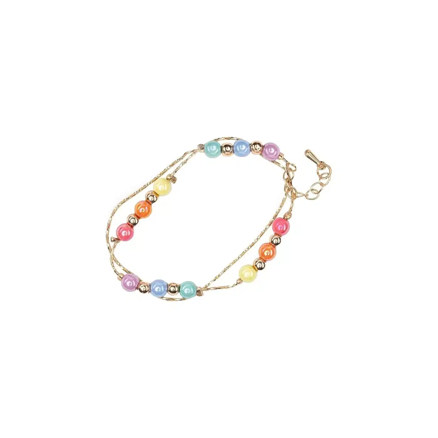 Pulsera Arco Iris Dorado