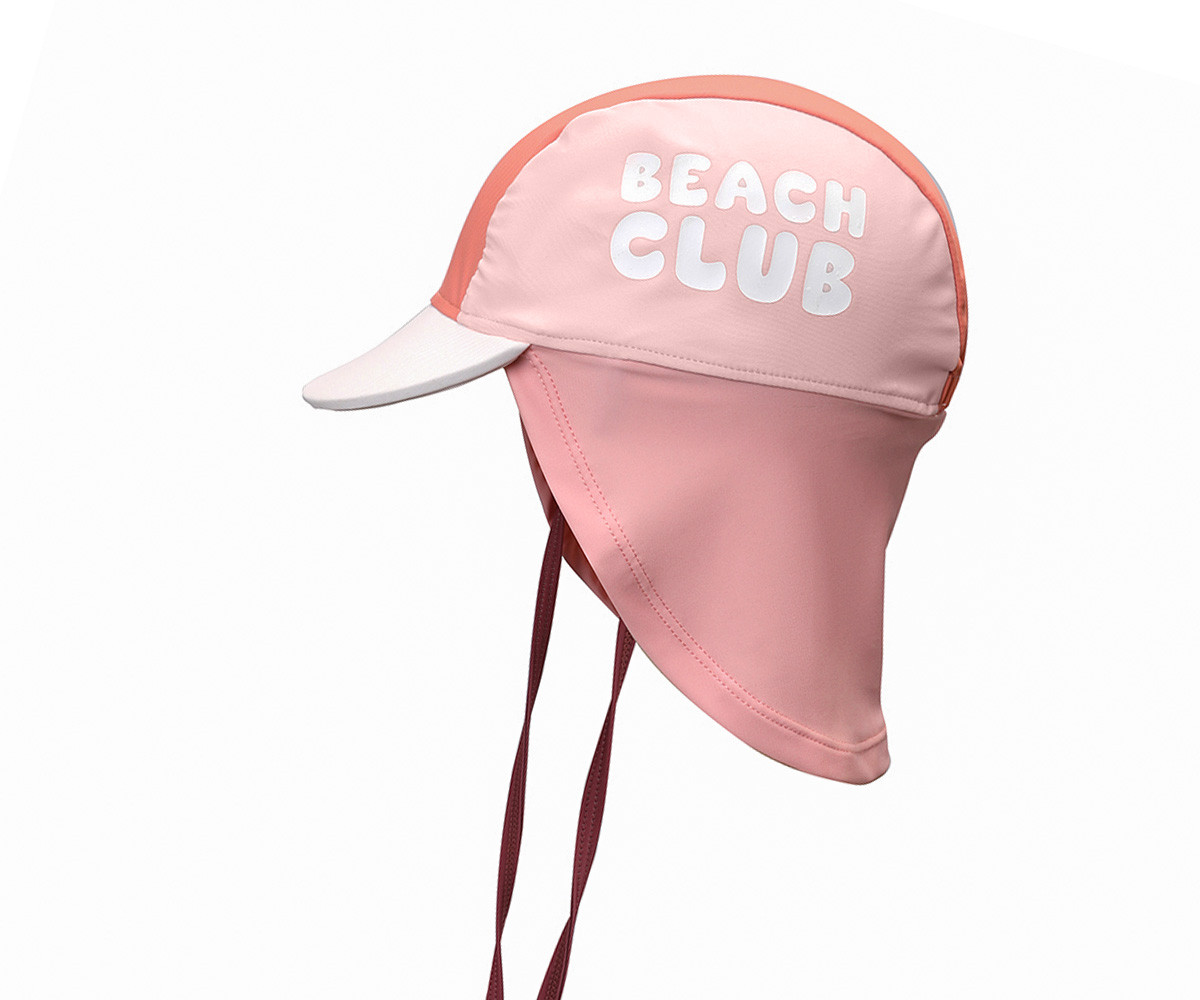 Gorro Playa Bebé Stripes Bloom & Blush - Monnëka (Talla M)