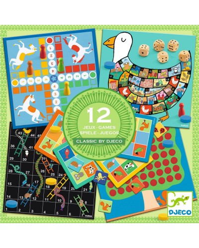 12 juegos Juegos clasicos Djeco