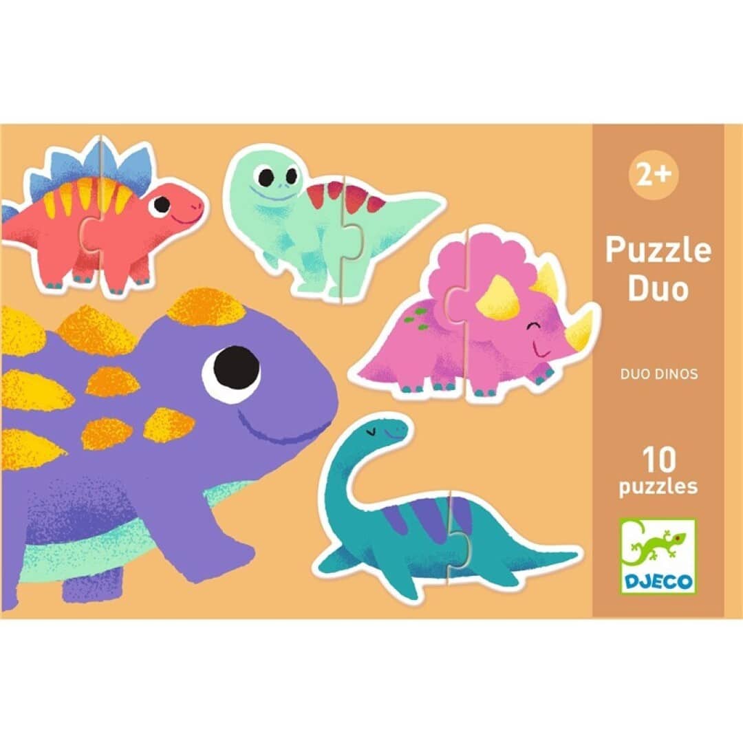 Educativos Puzzle duo Dinos