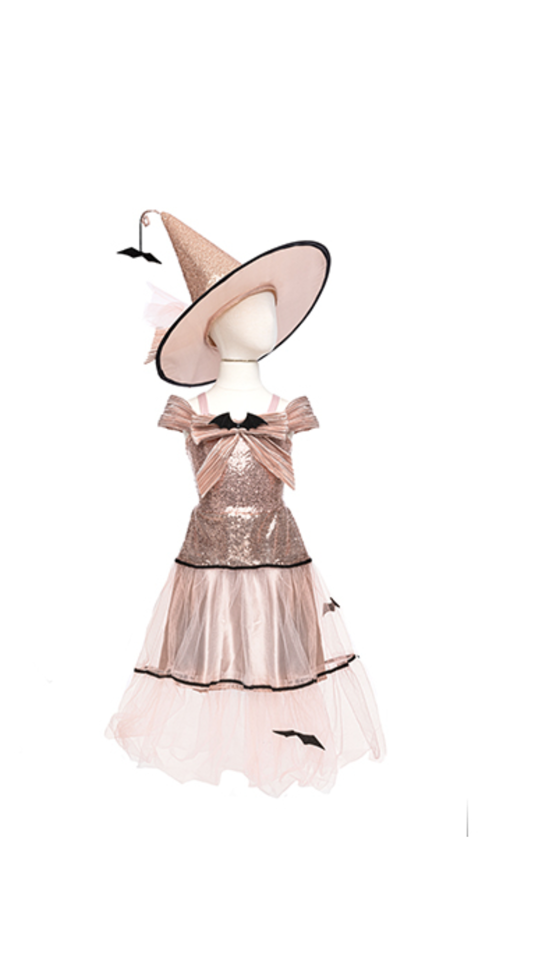 Glam Witch Dress & Hat Size 5-6