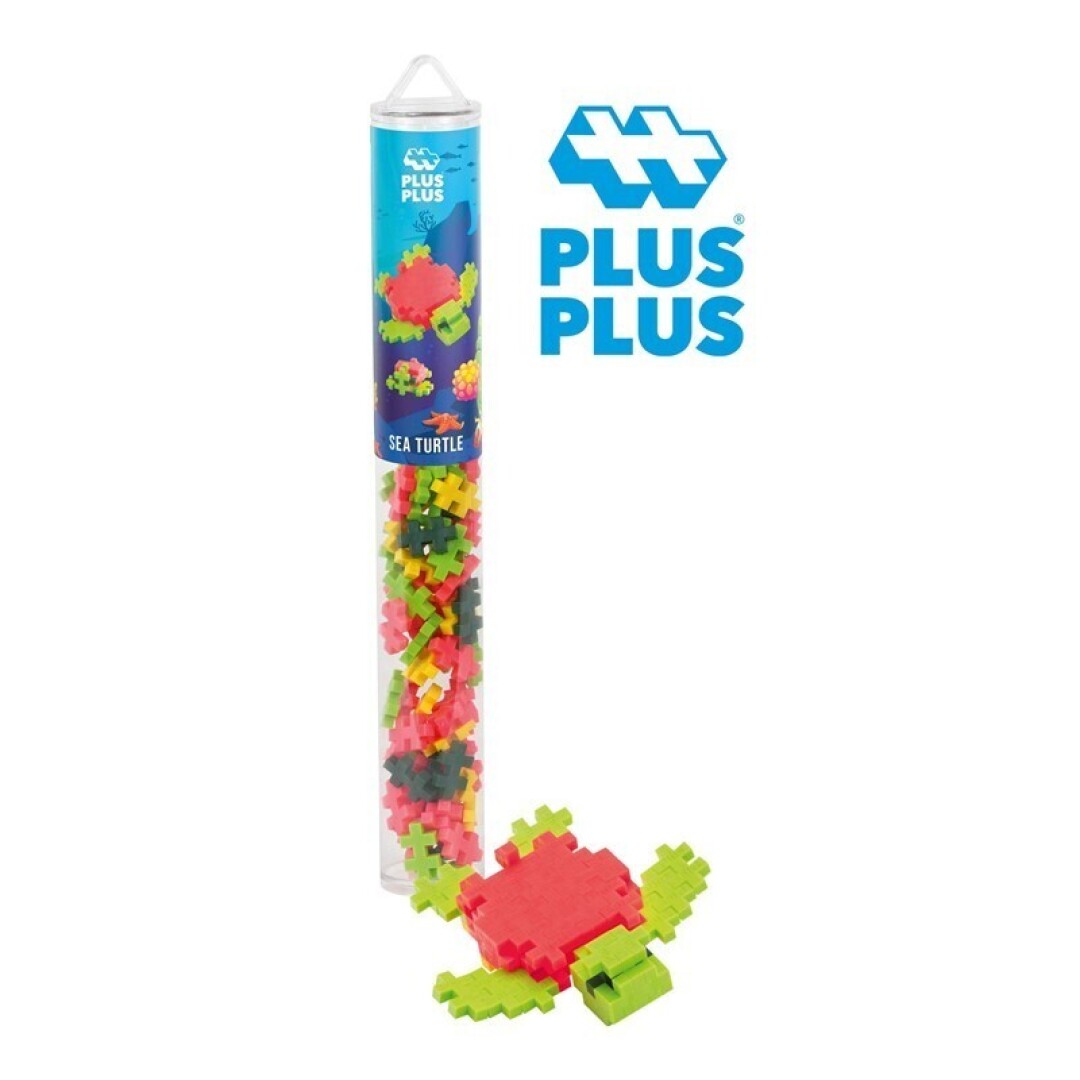 Pack Tubo Tortuga Marina 100 pcs - Plus plus
