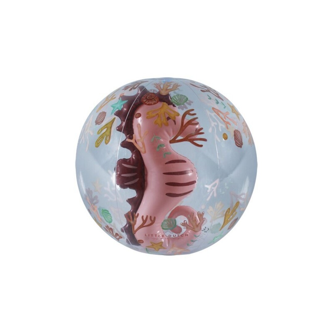 Pelota de playa 3D Ocean dreams rosa