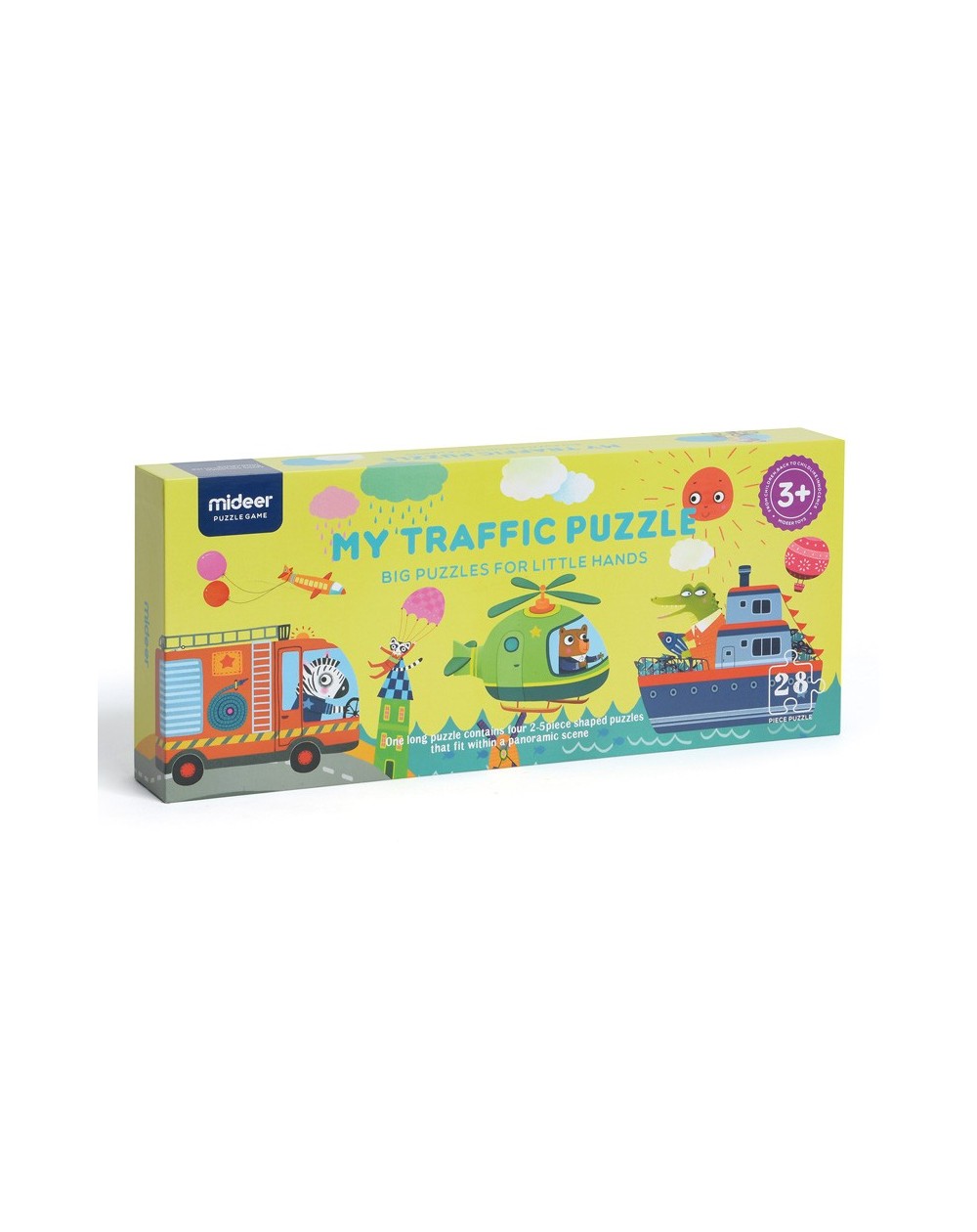 Puzzle Tráfico. Mideer
