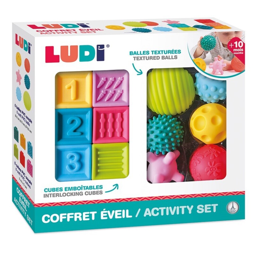 Ludi Conjunto 6 bolas 6 cubos