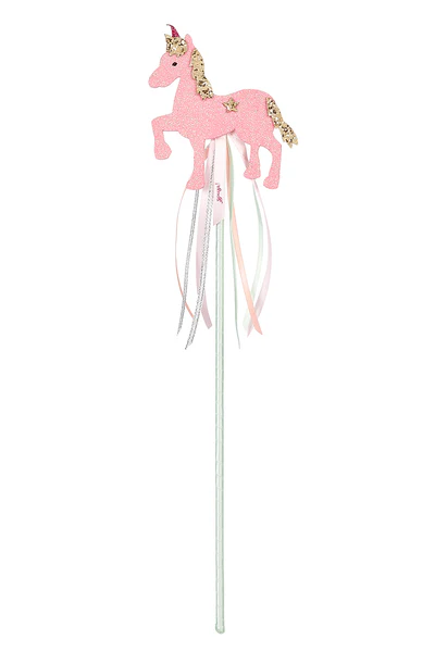 Varita Unicornio con purpurina