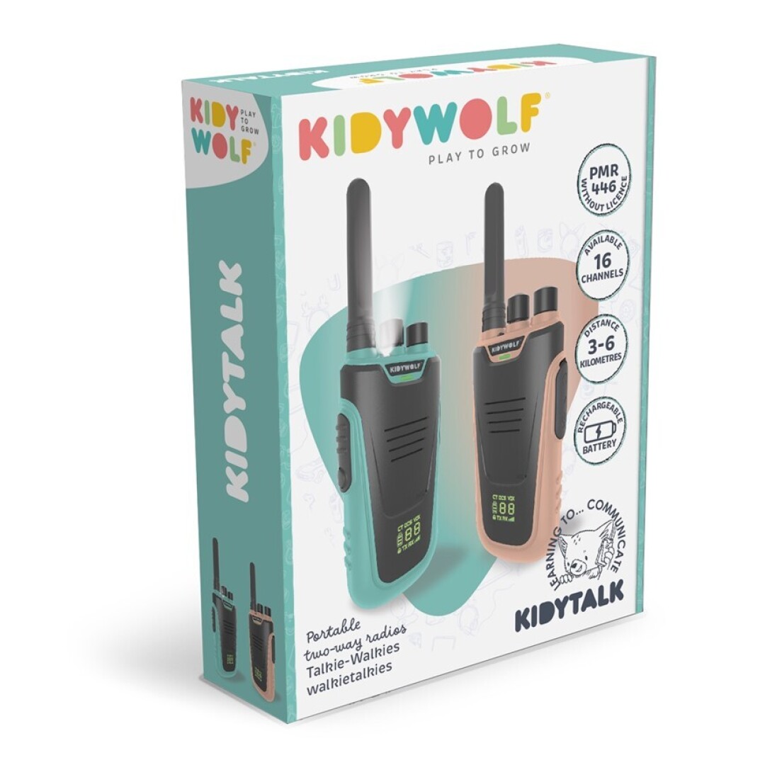 Walkie-talkies KIDYTALK natural-cian