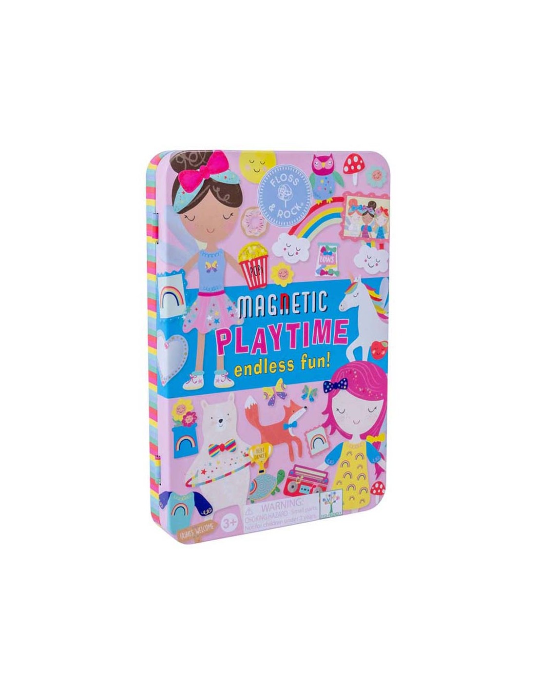 Estuche metal magnético. Rainbow fairy