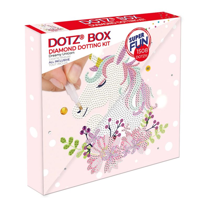Dreamy unicorn - diamond. Dotz box
