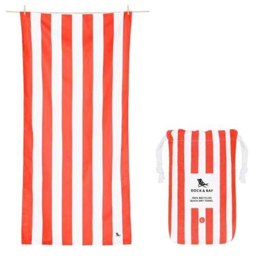 TOALLA DOCK & BAY CABANA CORAL L (1.60x0.90)