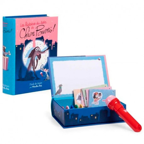 Libro linterna Proyector de Historias - Perro Apestoso