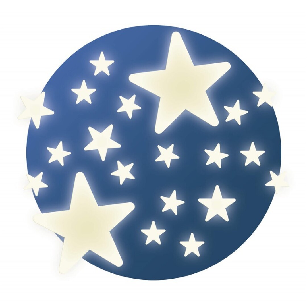 Stickers fosforescentes estrellas