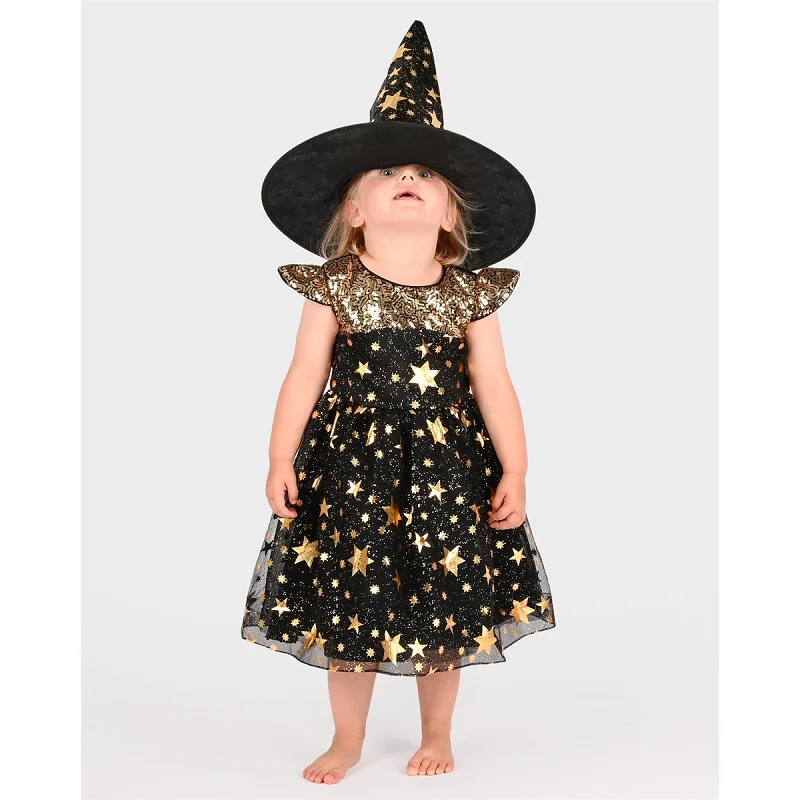 Disfraz Bruja con Sombrero 4-6 años