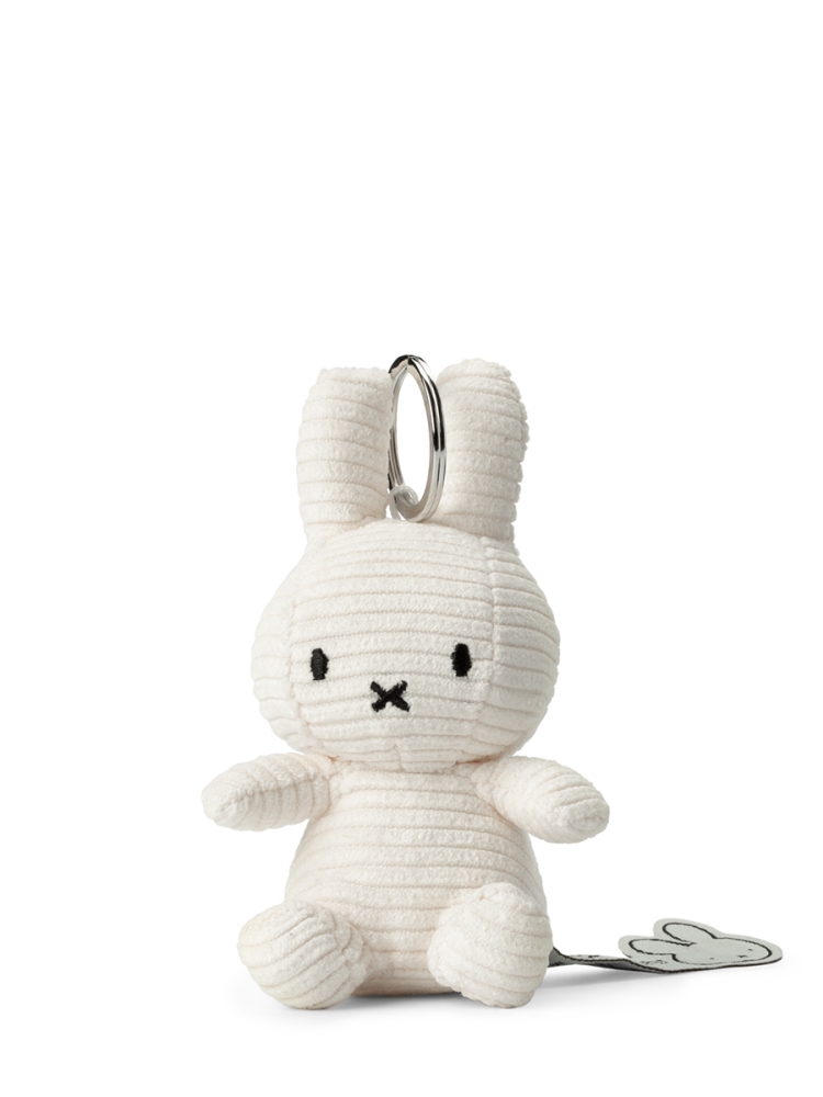 Llavero Miffy ECO Pana 10 cm - 4'' Blanquecino