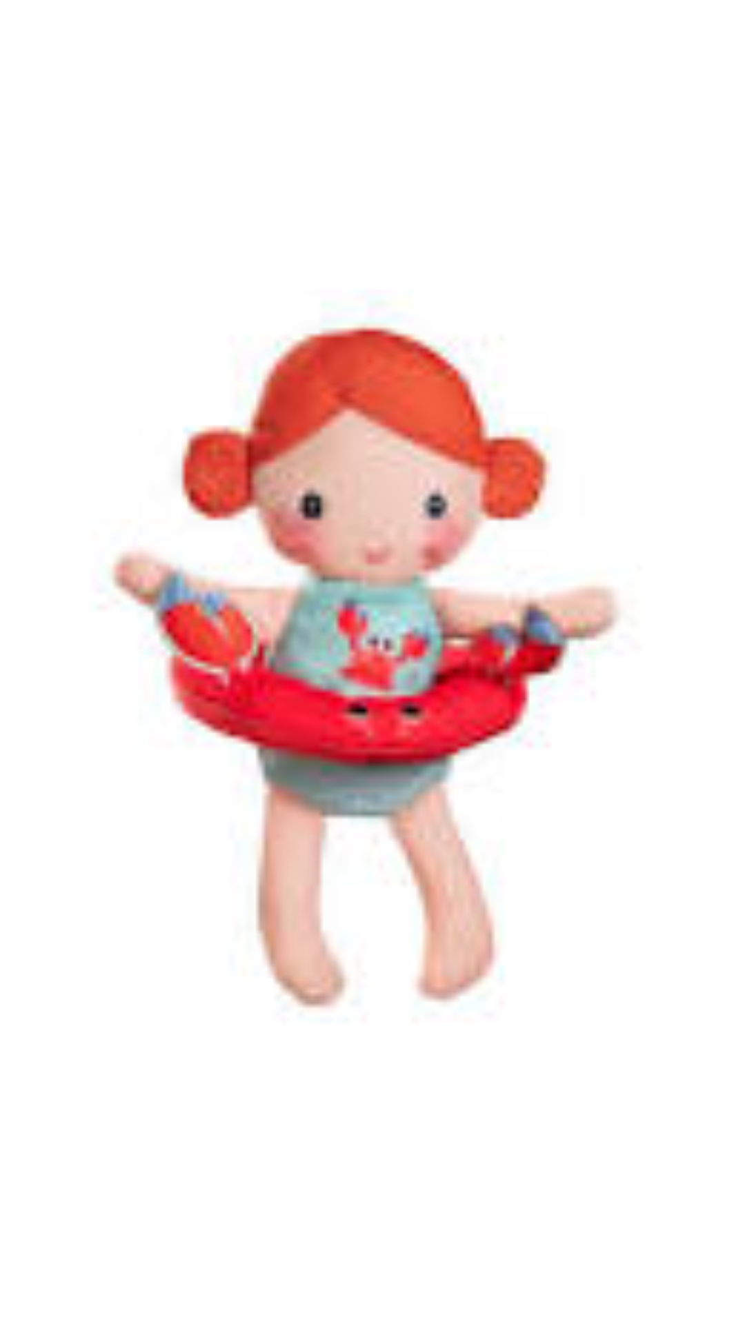 Axelle, muñeca de baño, cangrejo