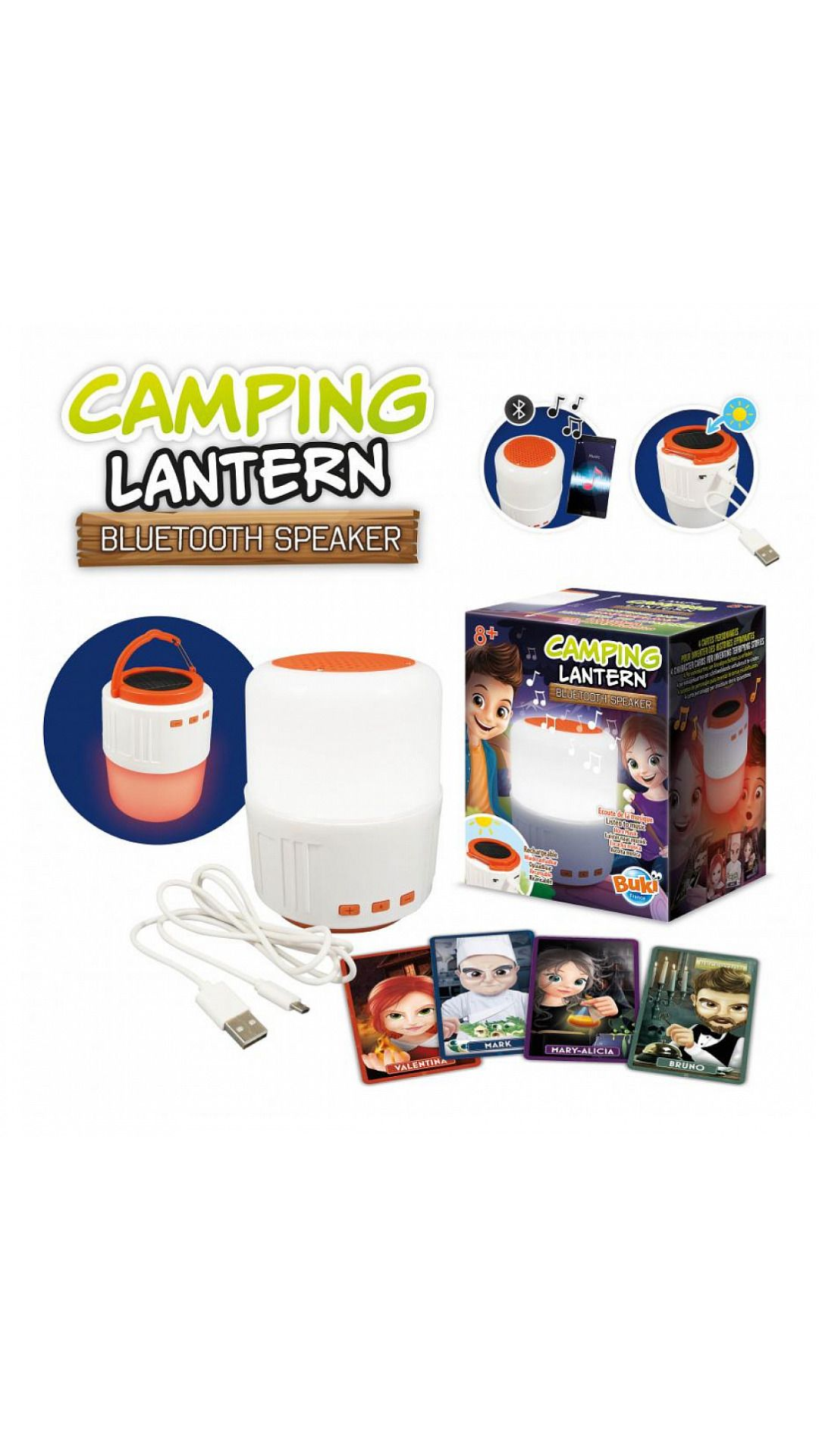 Linterna De Camping Bluetooth