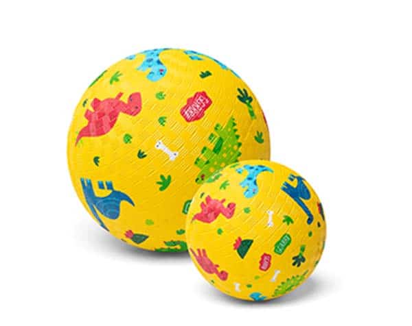 Pelota Dinos yellow 13 cm. Little L