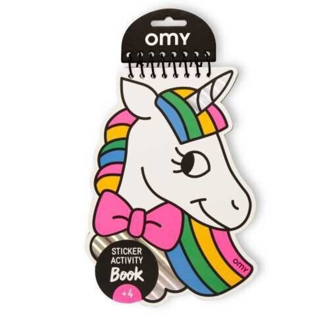 LIBRETA DE PEGATINAS UNICORNIO