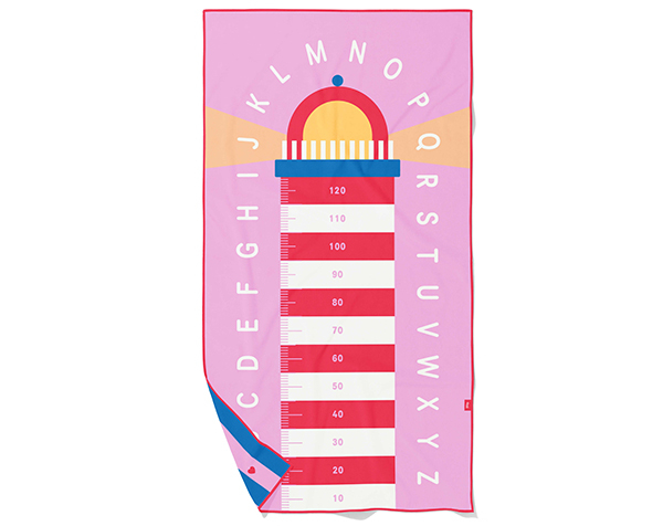 PlayTowel L Microfibre Lighthouse Cherry 180 x 100 cm
