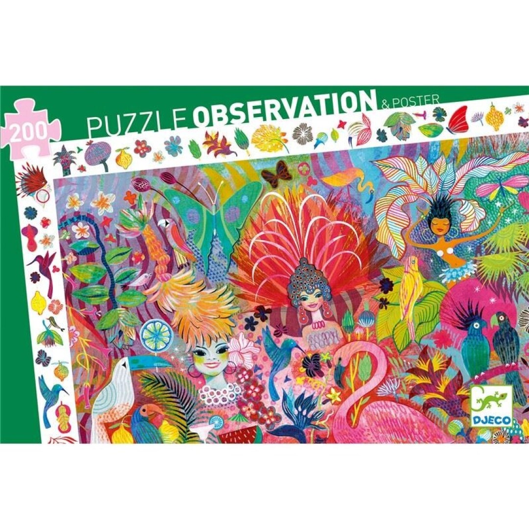 Puzzle Observación Carnaval Río