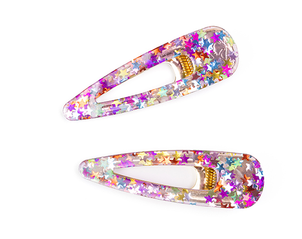 Horquillas Boutique Gel Sparkle 2 Piezas