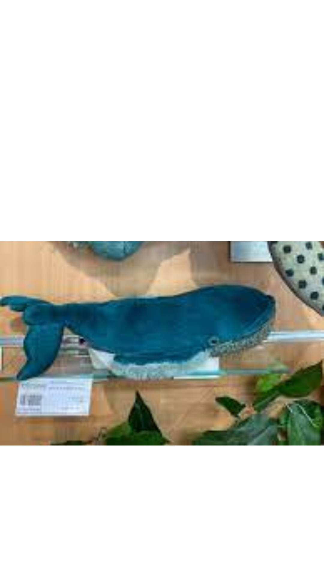 Peluche ballena jorobada pequeña