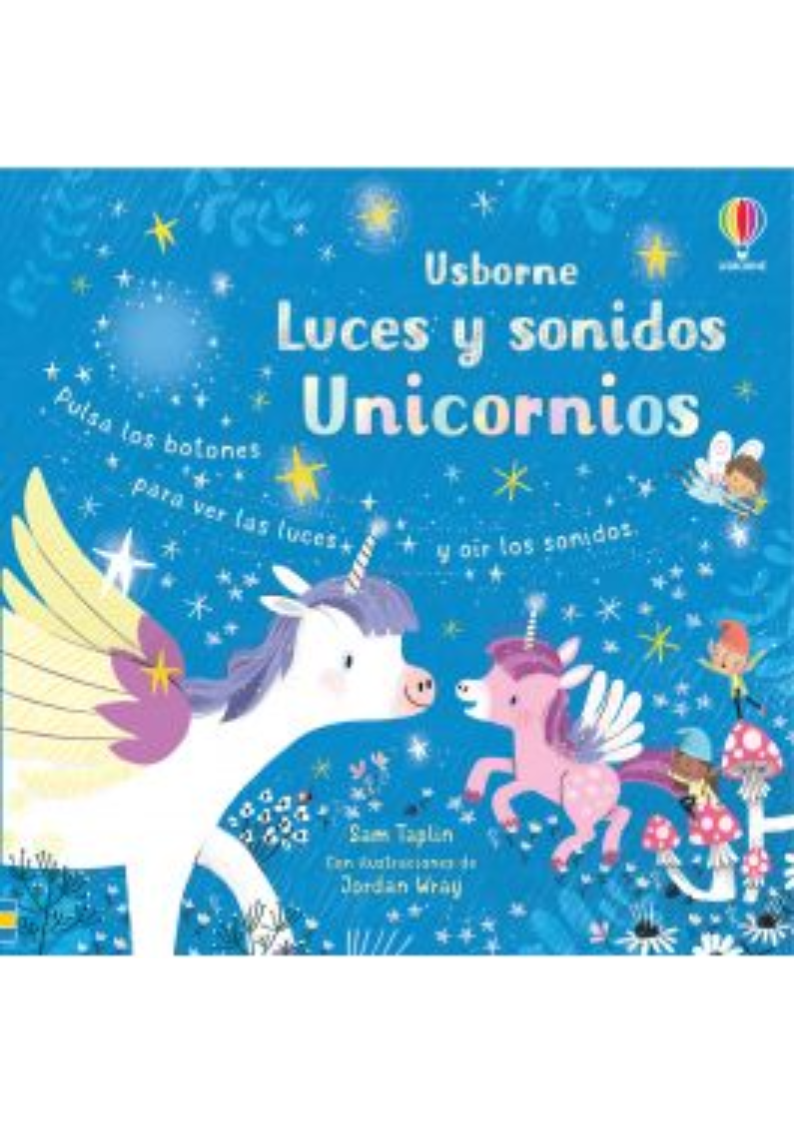 Libro luces y sonidos unicornios