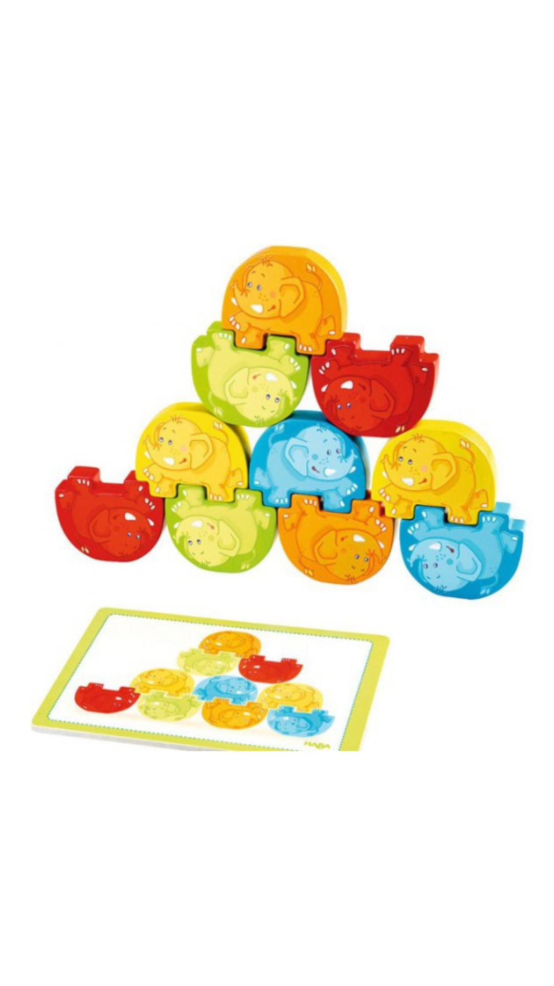 Haba juego de apilar Tambalefantes
