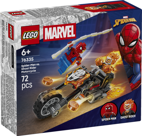 76335 Spider-Man vs. Moto del Motorista fantasma. V29