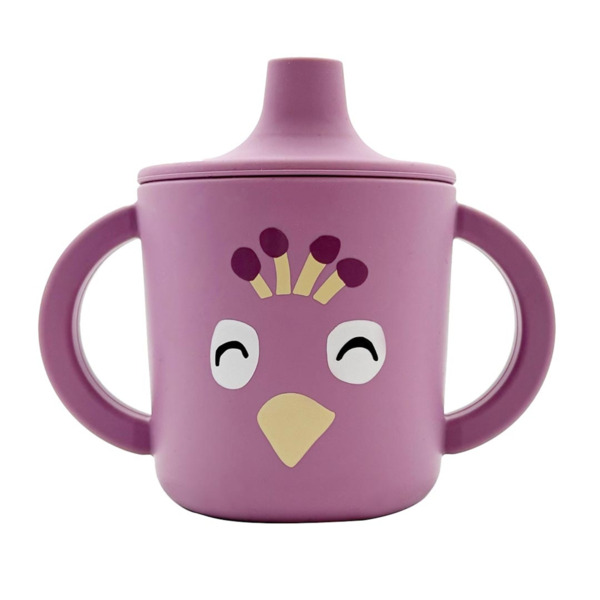 Taza de silicona para beber - Mrs. Peacock. Trixie