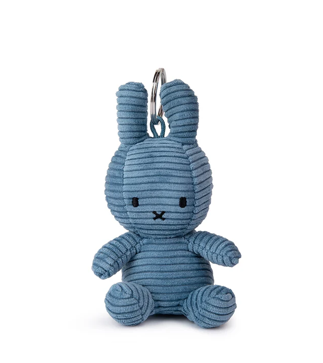 Llavero Miffy ECO Pana 10 cm - 4'' Azul Aviador