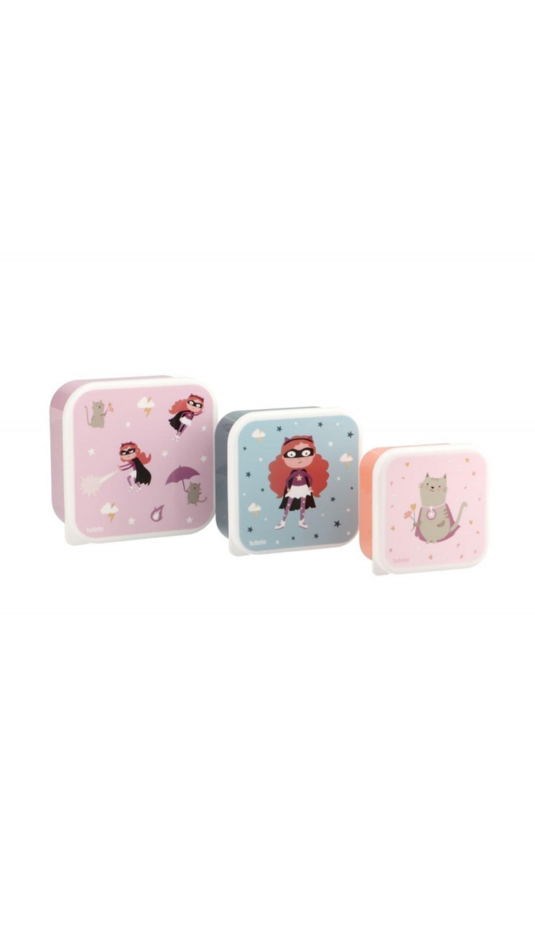 3 Cajas Almuerzo Fantastic Girl