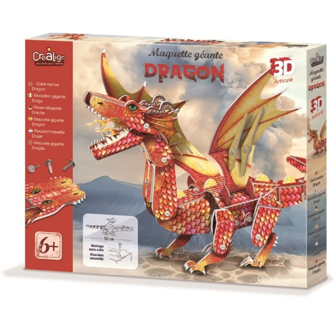 Maqueta gigante dragón