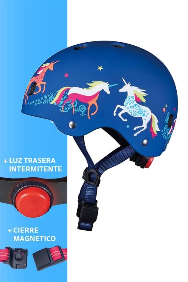 Casco Micro Unicornio. Talla S