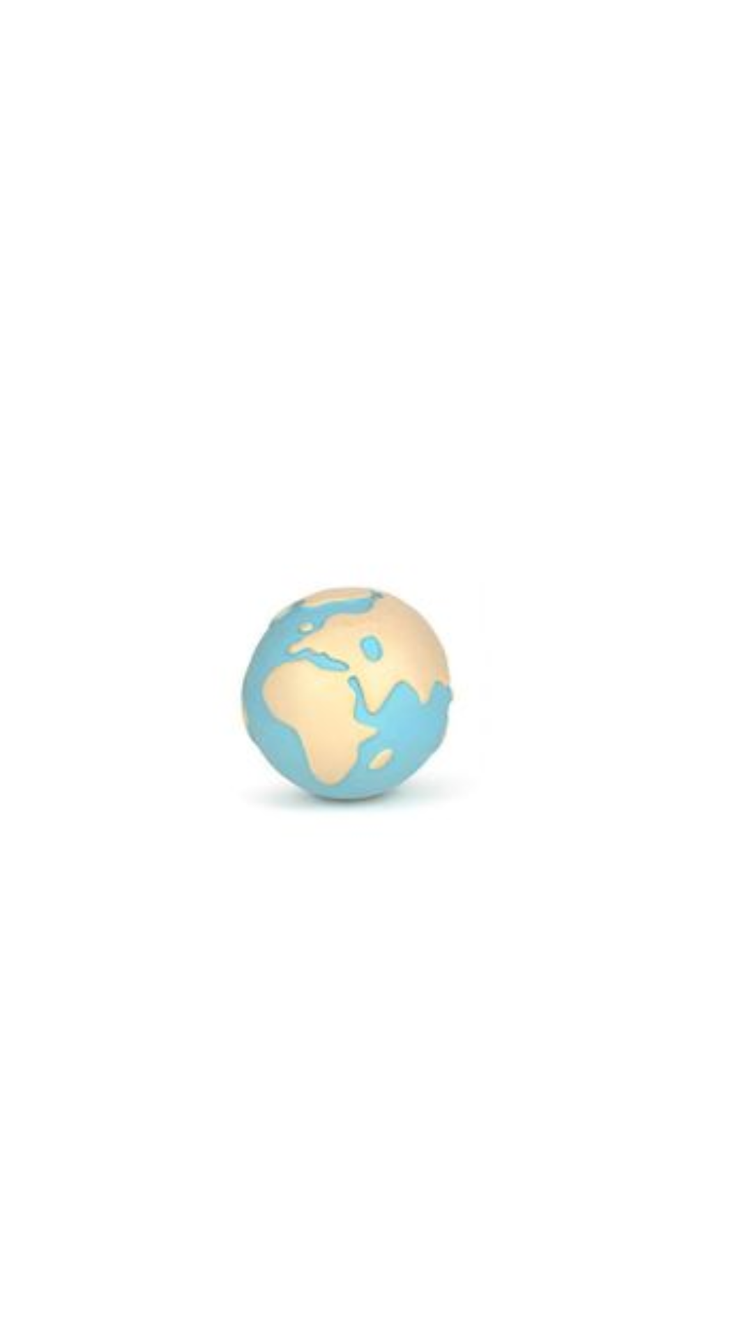 Pelota De Caucho Para El Baño Earthy The World Ball Oli&carol