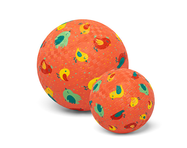 Rubber Ball Birds 13 cm