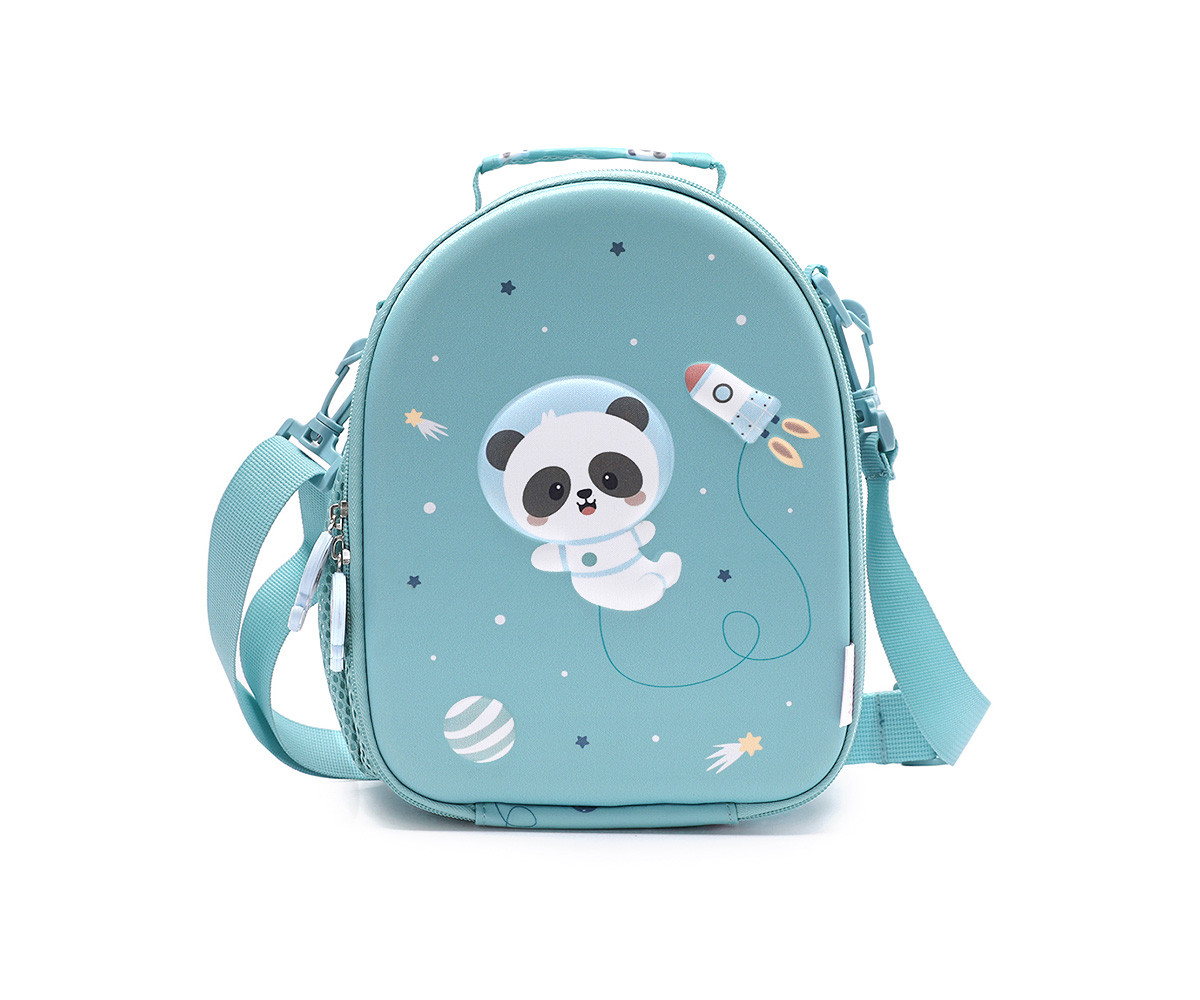 Bolsa Merienda Térmica Personalizable 3D Pandas in Space